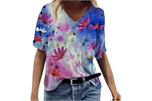 KMDWQF Women's Tops Fashion Shirt Running Tops for Women Long Sleeve Cotton Long Sports T Shirts for Women UK Gifts for Students from Teachers Bargains of The Day Sale