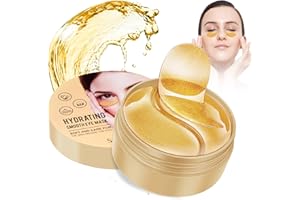 NALIKOSTY Pads pour les yeux, 60 Pcs Eye Pads, Masques pour les yeux au collagène pour hydrater et éliminer les cernes, atténuer les ridules, les rides, les poches et les gonflements