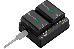 Sony BC-ZD1 Module de Chargement de Batterie BC-ZD1 | Module de Chargement Double pour Batteries Haute capacité NP-FZ100 Via Alimentation USB-C Power Delivery.