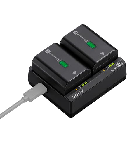 Batteries NP-FZ100 Onshida X2 + Chargeur USB - Pour Sony A7III, A9, A7RIII - Rechange
