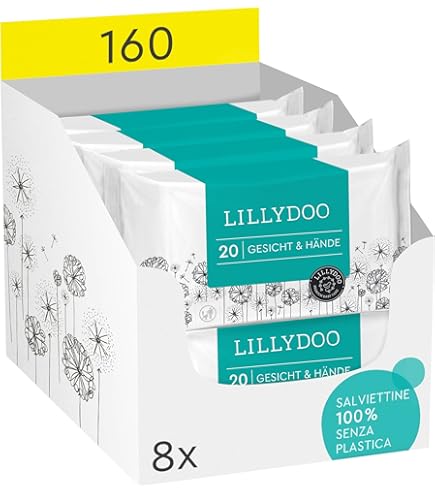 Lillydoo Natte Doekjes Met 99% Water 60 St