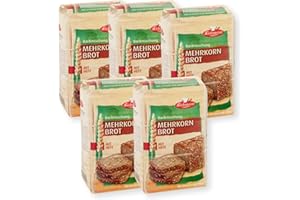 BIELMEIER KÜCHENMEISTER Brotbackmischung Mehrkornbrot 5 x 500 g I Brotbackmischungen für Brotbackautomat & Ofen I Brot mit Backmischung leicht gemacht