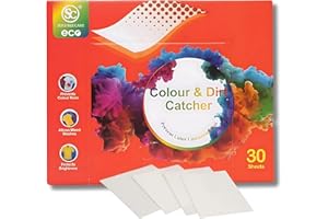 SOLUBLE CARE Colour Catcher Eco-Friendly 30 Sheets, Enhances Laundry Efficiency, Protect Colours, Prevent Dirt Transfer, and Save Time, Water, Energy in Both Cold and Hot Washes for a Greener Laundry Experience