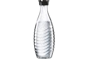 Sodastream Carafe en Verre pour Machine à Eau Pétillante Crystal, Transparente, Compatible Lave-vaisselle, 0.6 L