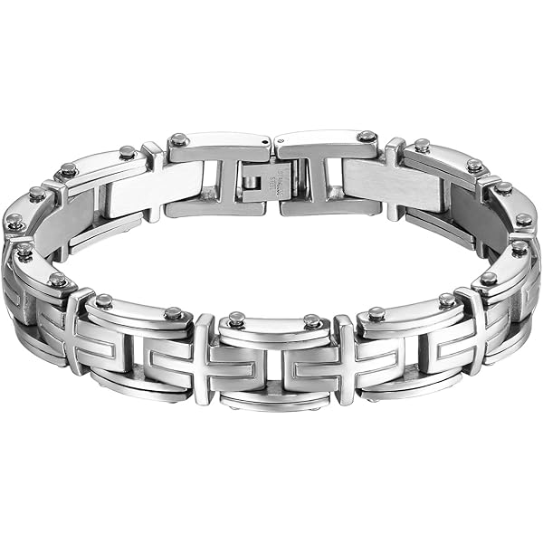 OIDEA Bracciale Donna In Acciaio Inox Con Cuore E Strass - Regolabile E Trascinabile - Colore A Scelta