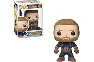 Funko Marvel: Marvel Avengers Infinity War - Captain America - Figurine en Vinyle à Collectionner - Idée de Cadeau - Produits Officiels - Jouets pour les Enfants et Adultes - Movies Fans
