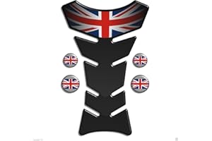 TANKPAD Motorbike Tank Pad Protector Motorcycle Scratch Pad compatible ''Triumph U.K. Union Jack Flag-Klassik '