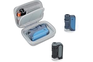 Jiusion Ręczne etui na mikroskop do Carson MicroBrite Plus (MM-300) BNISE LAKWAR BEBANG markowy mikroskop kieszonkowy mini ręczny zakres, zawiera karabińczyk (tylko etui)