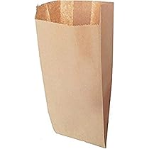 Virsus 200 Sacchetti di Carta per Alimenti Sacchetti Bianchi Carta Kraft misura 10x20 cm per Caramelle Buste di Carta per Alimenti misura varie misure