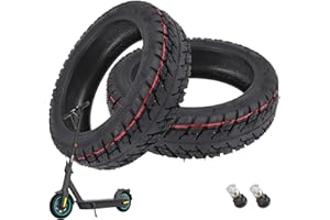 ‎VOLOHAS VOLOHAS 60/70-6,5 Offroad-Tubeless-Reifen 10 Zoll Dicker Reifen Ersatzreifen für Xiaomi 5/5 Pro/5 Max/Elite, für Ninebot Max G30/Max G30 D/Max G30 D2/G30E/G30LP Elektroroller Schlauchloser Reifen