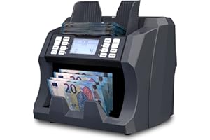 Detectalia V75 - Contador y detector de billetes para cualquier divisa - 27 x 21 x 24 cm