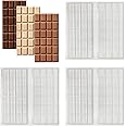 Plain Chocolate Bar Moulds - 100g - Sets of 1, 3, 6, 200 or 600 (6 Moulds)
