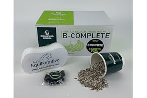 EquiNutritive B-Complete - Horse Digestive Supplement - 100% Natural Gut Balancer - Support for Gastric Ulcers and Settles Excess Acid - Dried Green Bananas for Equine Gut Health - Starter Pack 600g