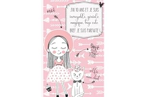 J'ai 10 ans et je suis incroyable, géniale, magique, trop cute bref je suis parfaite !: Journal intime pour fille 10 ans | Journal de souvenir et de gratitude | Cadeau fille 10 ans