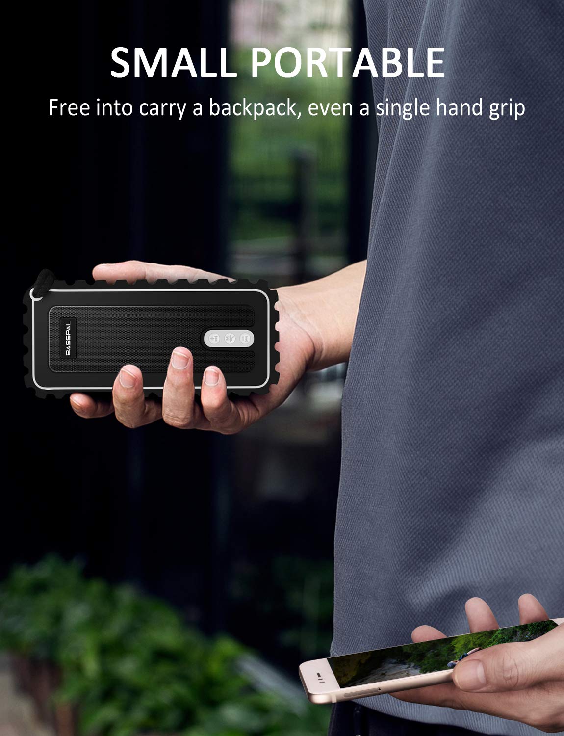 BassPal-Enceinte-Bluetooth-tanche-IPX7-Enceinte-Portable-10W-Son-Stro-Basse-Riche-12-Heures-dautonomie-en-Lecture-Micro-Intgr-et-Haut-Parleur-sans-Fil-Extrieur-pour-Piscine-Douche-Radio