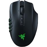 Razer Naga V2 Pro Kablosuz Oyun Faresi: Değiştirilebilir Yan Plaka w/2, 6, 12 D&uuml;ğme Yapılandırmaları - Odak+20K DPI Optik Sen