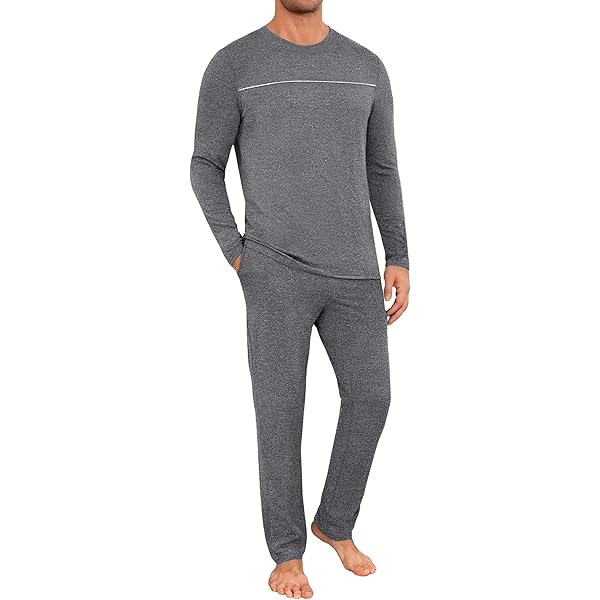 Produktbild von Schlafanzughose Herren Lang Schlafanzug Herren Lang 100% Baumwolle Pyjama Set Langarm Norweger Weihnachten 127956549 Männerschlafanzüge Lang