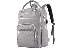 YIORMIOR Zaino Donna, Zaino per Laptop Donna Borsa per Donne si Adatta a Notebook da 15.6 pollici Casual Daypack Lavoro College Scuola Zaino da Viaggio