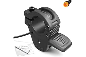 HUDAMZKY Electric Bicycle Accessorie 300X Thumb Throttle Left/Right Finger Throttle 24V 36V 48V 60V 72V Universal Voltage