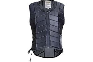 TentHome Equestrian Vest Professional Safety EVA Padded Horse Riding Protector Gear Zipper Waistcoat for Adult Men Women Kids Children