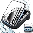 CLOUDVALLEY 1 PACK Screen Protector for Apple watch series 9/8 7 45mm Upgrade Tempered Glass 3D Curved Edge Full Coverage Waterproof Bubble-Free Anti-Scratch HD Clear Film for iWatch 9/8/7 45mm