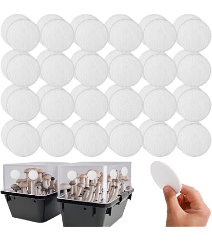 24 Pcs 2.5 Monotub Adhesive Filter Disks, 2MM Thick