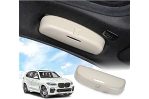 GAFAT Porta Occhiali da Sole Compatibile con BMM X1 X3 X5 X7 Serie 1 2 Serie 3 Serie 5 6 7 2010-2025, Organizer Interno per X1 U11 F48 X3 F25 G01 Serie 1 F20 F40 Serie 3 F30 G20 Accessori (Beige)