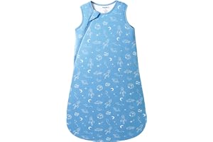 ToyaTec Babysovsäck 2,5 Tog, supermjuk rayon, tillverkad av bambu, Babysovsäck i bambufiber, höstvinterfilt (blå, XL)