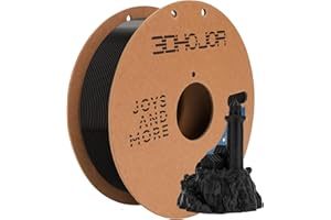 ‎3DHOJOR 3DHoJor PLA Filament 1.75mm Schwarz 1KG, 3D Drucker Filament Maßgenauigkeit +/- 0,02 mm, Filament 3d Druckmaterialien, Super Speedy PLA Filament für 3D Drucker