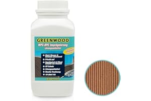 Greenwood WPC - Impregnante marrone chiaro, 2,5 litri, senza solventi, impregnante in WPC, marrone chiaro #1