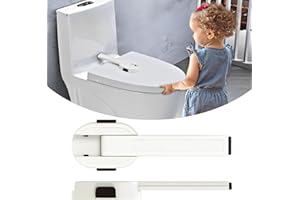 MZSX Blocco del wc a prova di bambino, blocco del sedile del wc a prova di bambino, robusto blocco di sicurezza del sedile del wc, adatto alla maggior parte dei coperchi del wc, per bambini