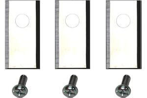 Genisys 30 Ersatz Messer Klingen kompatibel mit LANDROID von Worx (1-Loch - NEU HQ 2019 - longlife - 1,0 mm) + Schrauben [DIN EN 50636 geprüft]