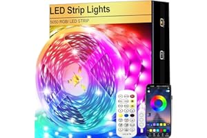 FOLAI LED Streifen 2m, USB, RGB, Timer Einstellung, Dimmbar,Lichterkette mit Fernbedienung, Musik-Synchronisation, Farbwechsel, für Beleuchtung,für Schrankdeko, Party, Zuhause, Schlafzimmer(2m)