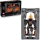 LEGO Icons Y&uuml;z&uuml;klerin Efendisi: Balrog Kitaplık Dekoru 10367 | Yetişkinler i&ccedil;in Aksesuarlarıyla Balrog ve Gri Gandalf Fig&uuml;rle