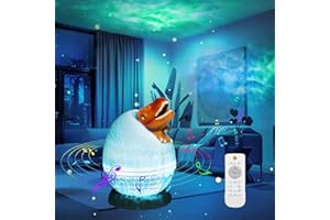 CIXMUS Proiettore Stelle Soffitto Luce Notturna Bambini Dinosauro per Proiettore Cielo Stellato Galaxy Proiettore Aurora con Funzione di Riproduzione Bluetooth, Decorazione Della stanza, Regalo di Natale