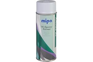 MIPA 1K-Epoxy-Primer-Spray, Korrosionsschutz, Füller, Grundierung Autolack 400ml