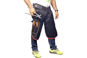 EQUESTRIAN STORE Tablier de maréchal-ferge de qualité supérieure en cuir véritable de 65 cm - Tablier à outils de maréchal-ferge - Tablier réglable