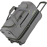 travelite 2 ruote trolley borsa da viaggio taglia S con piega ad espansione, serie bagagli BASICS: morbida con volume extra, 