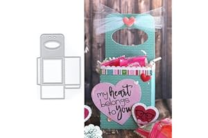 DzIxY Bella scatola regalo Framework Metal Cutting Dies per la fabbricazione di biglietti goffratura carta Die Cuts set album Scrapbooking modelli stencil tasche di stoccaggio
