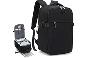 Hayayu Zaino Per Ryanair 40x20x25 40x30x20, Zaino Da Viaggio Aereo Bagaglio a Mano 40x30x20 per Wizzair per Easyjet 45x36x20,Borse Da Cabina Zainetto Donna Uomo Zaini Da Viaggio Con Foro USB