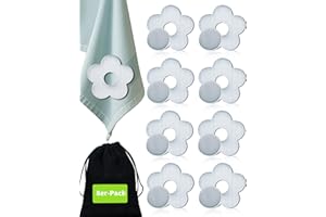 A aBlumen Pack of 8 Tablecloth Weights for Outdoor Magnets for Tablecloths Extra Heavy Tablecloths Weights for Outdoor Garden Party Camping Wedding Picnic (Flower Design)