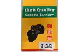 Amsahr Digital Replacement Camera and Camcorder Battery for Samsung SB-LSM80, SB-LSM160