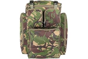 Carper Tackle Camo DPM Carp Fishing Rucksack 50 Litre Luggage Tackle Bag 6 Pockets