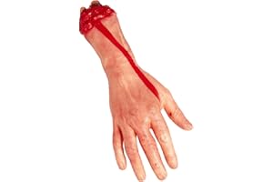 W WIDMANN MILANO Party Fashion 81605 - Mano cortada, tamaño natural, decoración, Halloween, horror