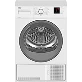 Beko DC 101230 Kondenstrockner, 10 kg, schonende Trommelbewegung, 15 Programme, Multifunktionsdisplay, Sensortrocknung, Knitt
