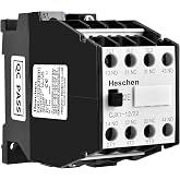 Heschen Contactor AC CJX1-12/22 220V 50/60Hz Bobina 3P 3 Polos 2NO+2NC 380V 20A 5.5KW