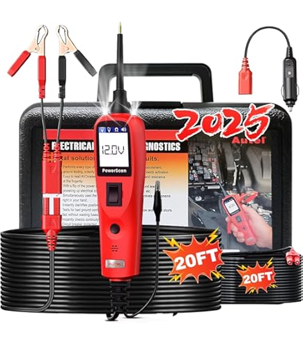 EXLECO Auto Stromkreistester 6-24V - LED Prüflampe Mit Überlastschutz