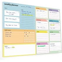Weekly Planner Notepad – Long Format 40-Page Planning Pad For Home, Office, & Family Organizing - View #11