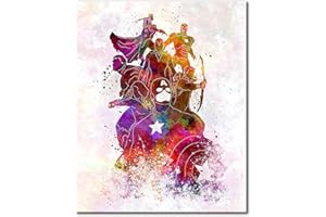 SHUKQUEEN DIY Oil Painting, Paint by Number Kits for Children, Adults, Beginners, 16X20 Inch, (Self-Assembly Frame)