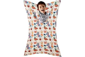 ALNKDH Sensory Body Sock for Kids- Special Supplies with Sensory Need, Colored Beach Body Sock, Full-Body Wrap to Relieve Stress, Self-Claming, Relaxing (M-47x27in(120x70cm))